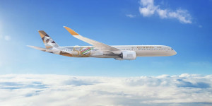 Beitragsbild des Blogbeitrags Ein Blick in die neue Etihad A350 Business 