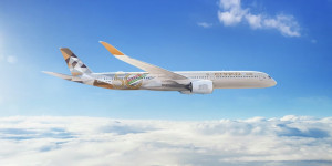 Beitragsbild des Blogbeitrags Ein Blick in die neue Etihad A350 Business