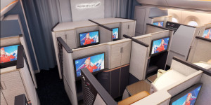 Beitragsbild des Blogbeitrags Ein Blick in die neue Turkish (= Aeroflot) A350 Business