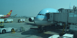 Beitragsbild des Blogbeitrags KÜRZESTER A380 Flug: Korean A380 Business Seoul – Taipei (Return): 605 Euro 
