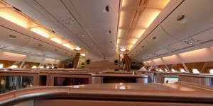 Beitragsbild des Blogbeitrags REVIEW: Emirates A380 Business Dubai – München