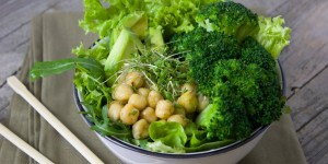 Beitragsbild des Blogbeitrags Buddha Bowl in Grün