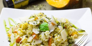 Beitragsbild des Blogbeitrags Kürbisrisotto