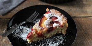 Beitragsbild des Blogbeitrags Einfacher Pflaumenkuchen 