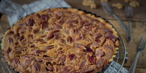 Beitragsbild des Blogbeitrags Pekannuss-Pie
