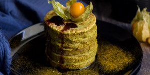 Beitragsbild des Blogbeitrags Golden Milk Pancakes