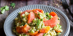 Beitragsbild des Blogbeitrags Tabouleh mit Zitrusfrüchten 