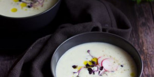 Beitragsbild des Blogbeitrags Karfiol-Kokos-Suppe 