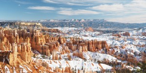 Beitragsbild des Blogbeitrags Bryce Canyon im Winter mit Schnee – wenn es nicht mehr schöner werden kann
