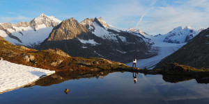 Beitragsbild des Blogbeitrags Der Aletschgletscher in der Schweiz – die schönsten Aussichtspunkte und Wanderungen 