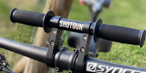 Beitragsbild des Blogbeitrags Shotgun Kinderfahrradsitz – Erfahrungsbericht