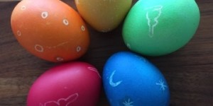 Beitragsbild des Blogbeitrags DIY – Ostereier aus der Kindheit