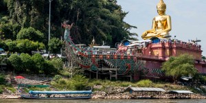 Beitragsbild des Blogbeitrags Über den Mekong nach Laos…