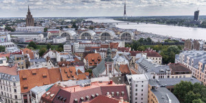 Beitragsbild des Blogbeitrags Riga von oben 