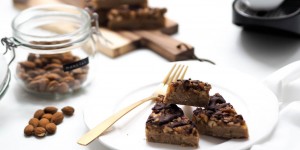 Beitragsbild des Blogbeitrags Christmas Countdown #5 – Vegane Nussecken 