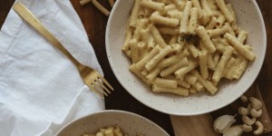 Beitragsbild des Blogbeitrags Vegane Mac and Cheese 