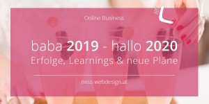 Beitragsbild des Blogbeitrags Rückblick 2019 – Ausblick 2020