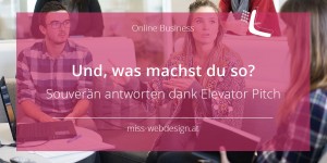 Beitragsbild des Blogbeitrags Und was machst du so?