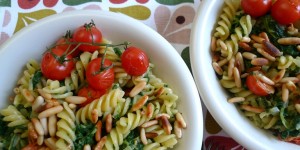 Beitragsbild des Blogbeitrags Zum Tag der italienischen Küche: Pasta in grün-weiß-rot