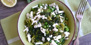 Beitragsbild des Blogbeitrags Alles im grünen Bereich: Pasta mit Zudeln und Minze