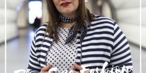 Beitragsbild des Blogbeitrags Stripes und Polkadots – perfekter Mustermix & 3 Styling Tipps für Plus Size Frauen