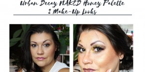 Beitragsbild des Blogbeitrags Urban Decay Naked Honey Lidschattenpalette – 2 Make-Up Looks für braune Augen