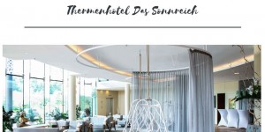 Beitragsbild des Blogbeitrags Entspannen & vom Alltag abschalten im Thermenhotel Das Sonnreich