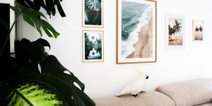 Beitragsbild des Blogbeitrags Bali Touch im Wohnzimmer mit Poster Store
