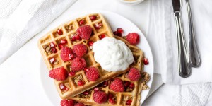 Beitragsbild des Blogbeitrags Mein liebstes Waffel Rezept