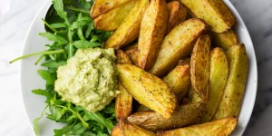 Beitragsbild des Blogbeitrags Die besten Potato Wedges aus dem AirFryer