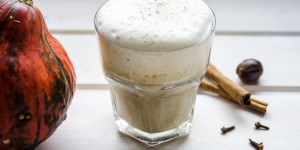 Beitragsbild des Blogbeitrags Pumpkin Spice Latte – vegan & selbstgemacht