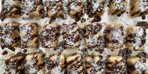 Beitragsbild des Blogbeitrags Mini Cashew Kokos Kakao Riegel
