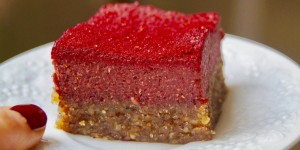 Beitragsbild des Blogbeitrags Rohkost Himbeer-Kuchen 