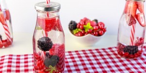Beitragsbild des Blogbeitrags Beeren Bowle