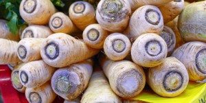Beitragsbild des Blogbeitrags Pastinaken Creme mit Kräutern