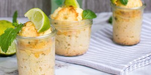 Beitragsbild des Blogbeitrags Cocktail mal anders: Mojito Kuchen im Glas