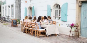 Beitragsbild des Blogbeitrags Blogger Dinner bei Omas Teekanne 