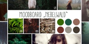 Beitragsbild des Blogbeitrags Blog-tember #14: Moodboard „Nebelwald“ 