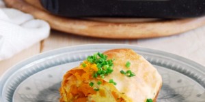Beitragsbild des Blogbeitrags Kürbis Erdäpfel Strudel