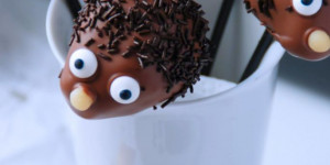 Beitragsbild des Blogbeitrags Cake Pop Igel