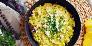 Beitragsbild des Blogbeitrags Zucchini Frittata