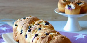 Beitragsbild des Blogbeitrags Soulfood zum Wochenende: Blaubeer Brioche