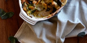Beitragsbild des Blogbeitrags Kürbis Spinat Lasagne {Herbstliebe}