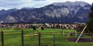 Beitragsbild des Blogbeitrags Panorama Spielplatz Birgitz