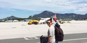 Beitragsbild des Blogbeitrags Unser erster Flug…