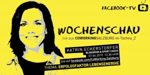 Beitragsbild des Blogbeitrags Good News Wochenschau live aus dem CoWorking Salzburg