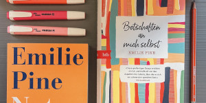 Beitragsbild des Blogbeitrags Buchclub // Leserunde zu Botschaften an mich selbst von Emilie Pine 