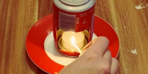 Beitragsbild des Blogbeitrags DIY Anleitung – Duftlampe aus Dose für Aromaöl – Upcycling