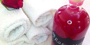 Beitragsbild des Blogbeitrags DIY Kosmetik – Rosenwasser selbstgemacht