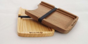 Beitragsbild des Blogbeitrags Wood.Mate: kleine Geldtaschen aus Holz 